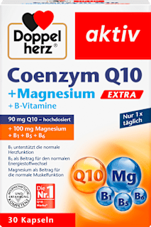 aktiv Coenzym Q10 + Magnesium Extra Kapseln Doppelherz