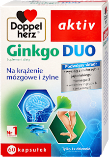 Suplement diety Ginkgo Duo, kapsułki Doppelherz