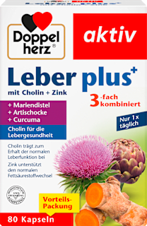 Leber plus Kapseln 80 St Doppelherz