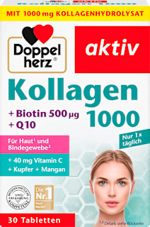 aktiv Kollagen 1000 + Biotin + Q10 Tabletten Doppelherz