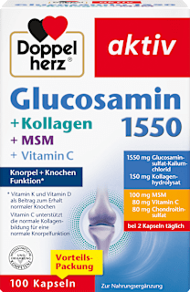 Glucosamin 1550 Kapseln  100 St Doppelherz