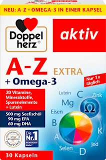 aktiv A-Z Extra + Omega-3 Kapseln Doppelherz
