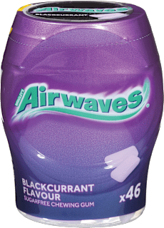 Airwaves žvakaće gume Blackcurrant Flavour Airwaves