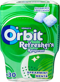 Rágógumi drazsé Refreshers spearmint Orbit