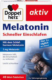 aktiv Melatonin Schneller Einschlafen Mini-Tabletten Doppelherz