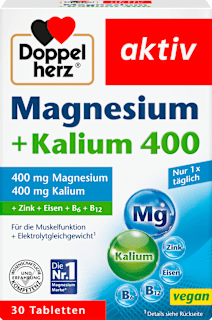 Magnesium 400 + Kalium 30 St. Doppelherz