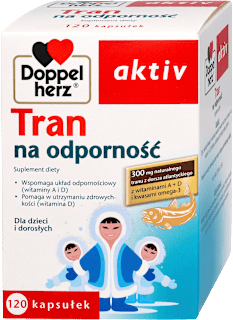 Suplement diety Tran na odporność, kapsułki Doppelherz