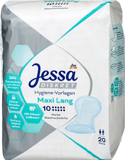 inkontinenční vložky Maxi dlouhé Jessa DISKRET