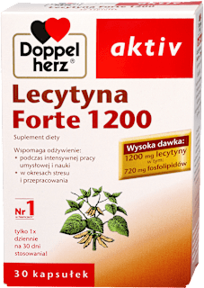Suplement diety Lecytyna 1200 Forte, kapsułki Doppelherz