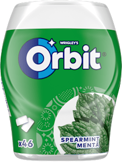 Gumă de mestecat cu aromă de mentă verde Orbit