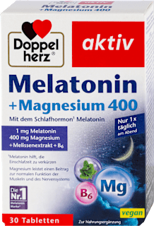 aktiv Melatonin + Magnezijum 400 tablete Doppelherz