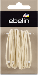 Haargummi blond dünn ebelin