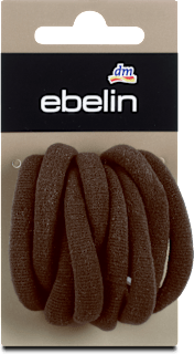 Elastici per capelli marroni ebelin