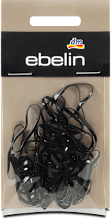 Elastici per capelli mini neri ebelin
