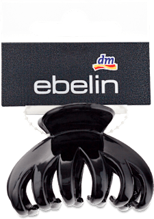 Haarklammer klein schwarz ebelin