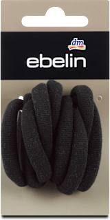 Elastici per capelli neri spessi ebelin