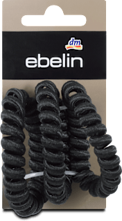 Elastici a spirale grandi neri ebelin