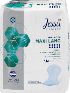 Wkładki higieniczne maxi długie Jessa DISKRET