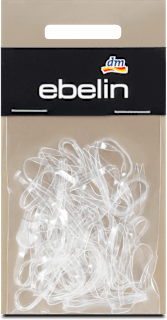 Elastici per capelli mini trasparenti ebelin