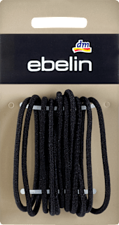 Elastici sottili neri ebelin
