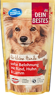 Hundeleckerli softe Belohnung mit Rind, Huhn & Lamm für kleine Hunde Dein Bestes