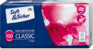 Classic papirne maramice – 3-slojne Soft&Sicher