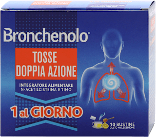 Integratore per la tosse doppia azione Bronchenolo