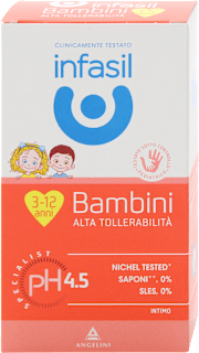 Detergente intimo Bambini Alta Tollerabilità 3-12 anni infasil