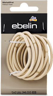 Gumica za kosu, bež ebelin