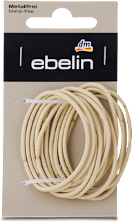 Gumičky do vlasov tenké, béžové ebelin