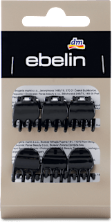 Sponke za lase, črne ebelin