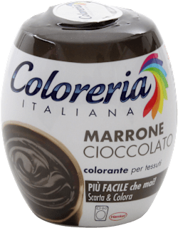 Colorante per tessuti marrone cioccolato Coloreria ITALIANA