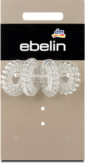Elastici a spirale mini trasparenti ebelin