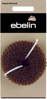 Ciambella per chignon castano piccolo ebelin