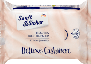 Papier toaletowy nawilżany Deluxe Cashmere Sanft&Sicher