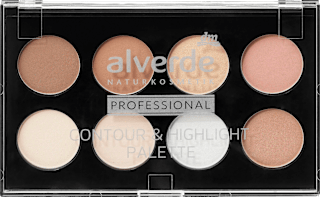 Contouring- & Highlighterpalette Professional alverde NATURKOSMETIK
