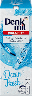 Duftspray Mini Nachfüller Ocean Fresh Denkmit
