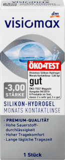 Silikon-hidrogel mjesečna kontaktna leća – dioptrija -3,00 visiomax