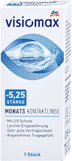 Mesečna kontaktna leča, dioptrija -5,25 visiomax