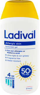 Allergic gel za zaštitu od sunca SPF 50+ Ladival