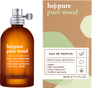 Eau de Parfum pure wood hej:pure