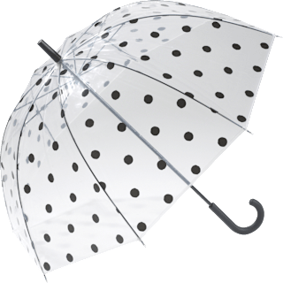 Regenschirm Punkte transparent  happy rain