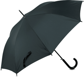 Ombrello automatico nero happy rain