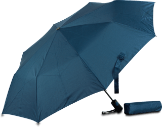 Taschenschirm Automatik navy happy rain