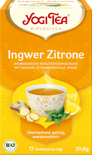 Kräutertee Bio Ingwer Zitrone YOGI TEA