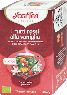 Frutti rossi alla vaniglia infuso BIO YOGI TEA