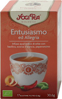 Tisana Entusiasmo e allegria YOGI TEA
