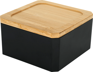 Organizer PS mit Bambusdeckel schwarz Soapland