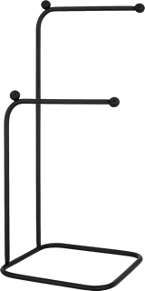 Schmuckständer aus Metall, schwarz/matt Soapland