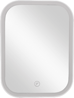 Standspiegel mit LED und weißem Rahmen Soapland